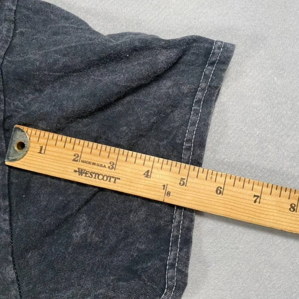 Nirvana In Utero Angel Tee L Charcoal Acid Wash Grunge Rock Thrashed Reprint - Picture 5 of 8